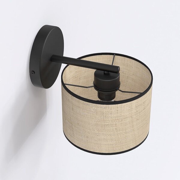 Emibig modern fali lámpa eco barna fekete emi1654/k1