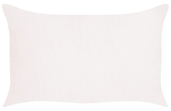 2 db díszpárna MILLET 30 x 50 cm Kordbársony Törtfehér Geometrikus mintás