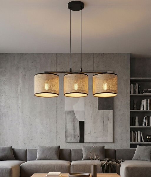 Emibig modern függeszték eco barna fekete emi1654/3