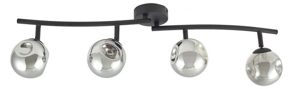 Mennyezeti Lámpa Lindby, Valentina, dimmable, Szürke, Nappali, Üveg, Modern