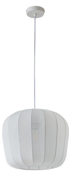 Függőlámpa Lindby, Helin, dimmable, Fehér, Étkező, Szövet / Textília, Modern