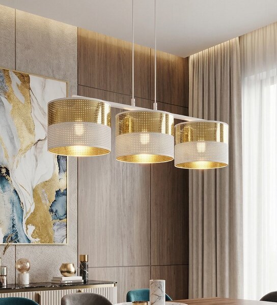 Emibig modern függeszték lux fekete arany emi1650/3