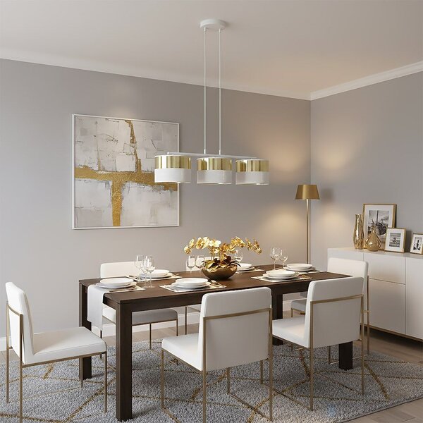 Emibig modern függeszték lux fekete arany emi1650/3