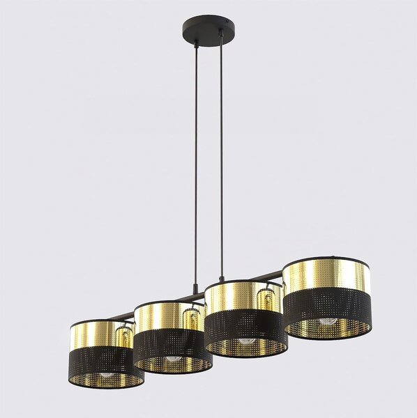 Emibig modern függeszték lux fekete arany emi1649/4