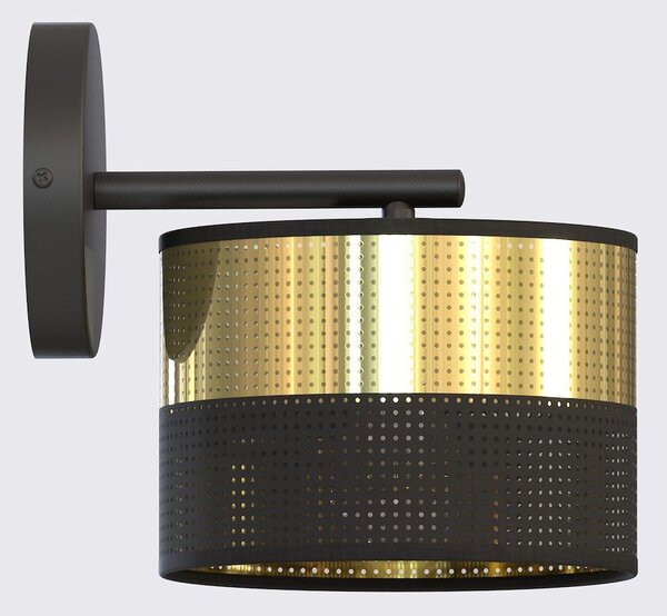 Emibig modern fali lámpa lux fekete arany emi1649/k1