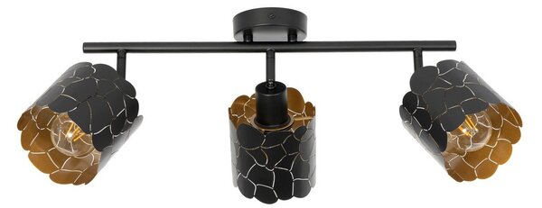 Mennyezeti Lámpa Lindby, Aralena, dimmable, Fekete, Nappali, Fém, Modern