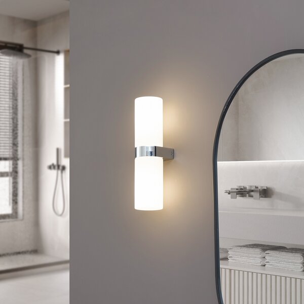 Fali Lámpa Lucande, Basolo, dimmable, Fürdőszoba, Modern