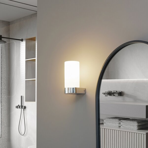 Fali Lámpa Lucande, Basolo, dimmable, Fürdőszoba, Modern