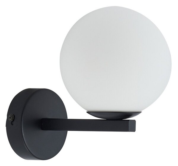 Fali Lámpa Lucande, Bidolo, dimmable, Fekete, Fürdőszoba, Üveg