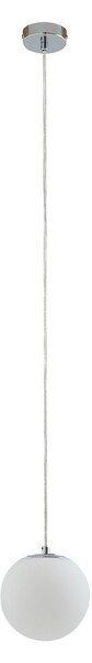 Függőlámpa Lucande, Bidolo, dimmable, Fémes, Fürdőszoba, Üveg