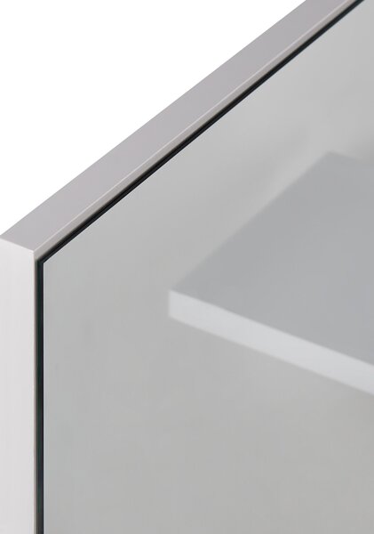 Falitükör polccal PELOTAS 45 cm 45 cm Fehér