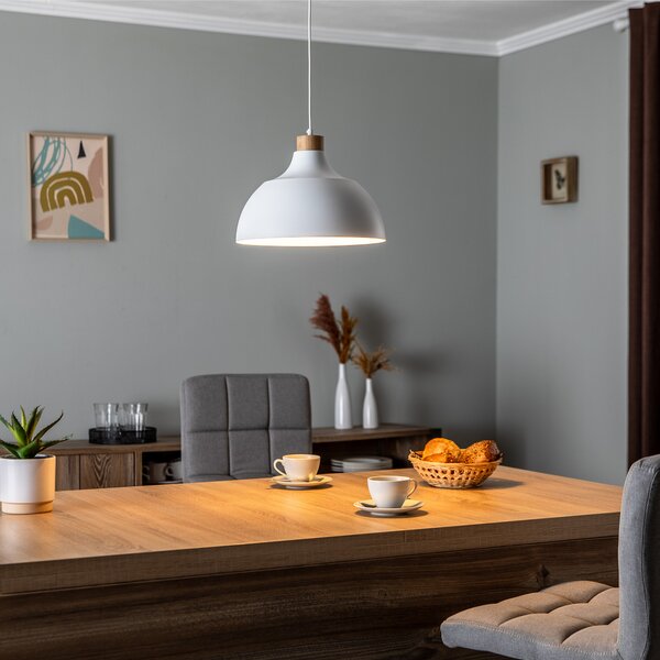 Függőlámpa Envostar, Kaitt, dimmable, Fehér, Nappali, Fém, Skandináv