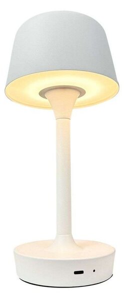 Asztali lámpa Dyberg Larsen, FLOW, dimmable, Fehér, Nappali, Fém, Skandináv