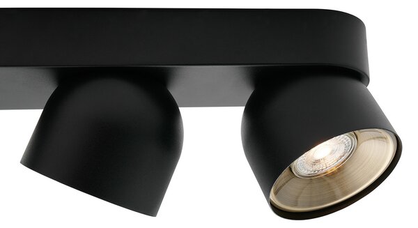 Mennyezeti Lámpa Nordlux, Pitcher, dimmable, Fekete, Folyosó, Fém, Modern