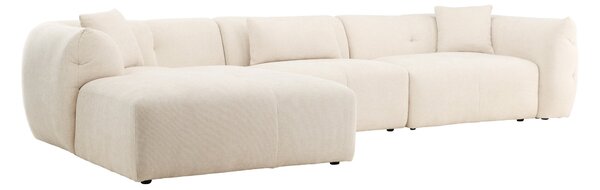 Sarokkanapé Dallas 4817, Kárpit, 71x358x202cm, Bézs