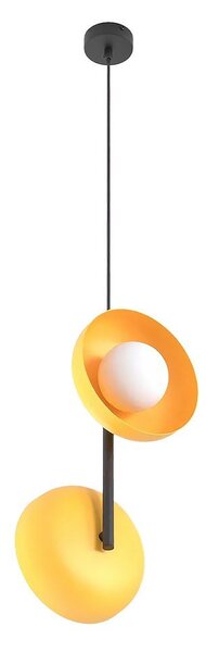 Emibig modern függeszték vanila fehér fekete narancs emi1599/2