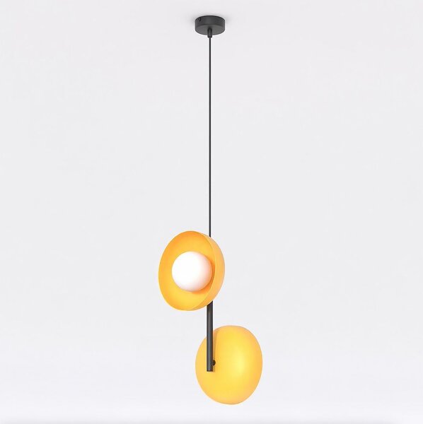 Emibig modern függeszték vanila fehér fekete narancs emi1599/2