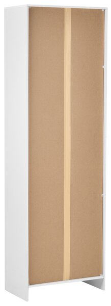 Ötszintes könyvespolc WINNIPEG 174 cm Fehér