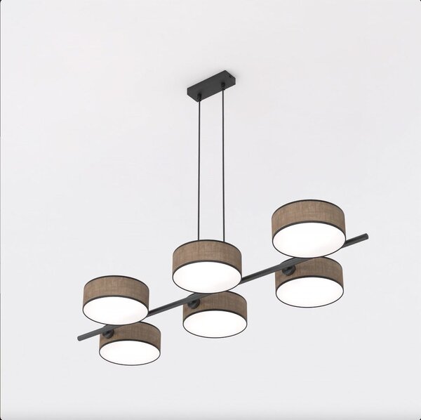 Emibig modern függeszték drumz barna fekete emi1563/6