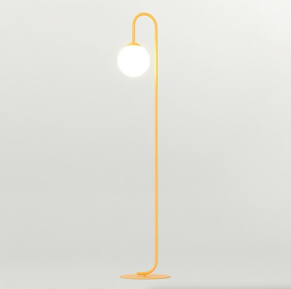 Emibig modern állólámpa flor fehér narancs emi1499/lp1