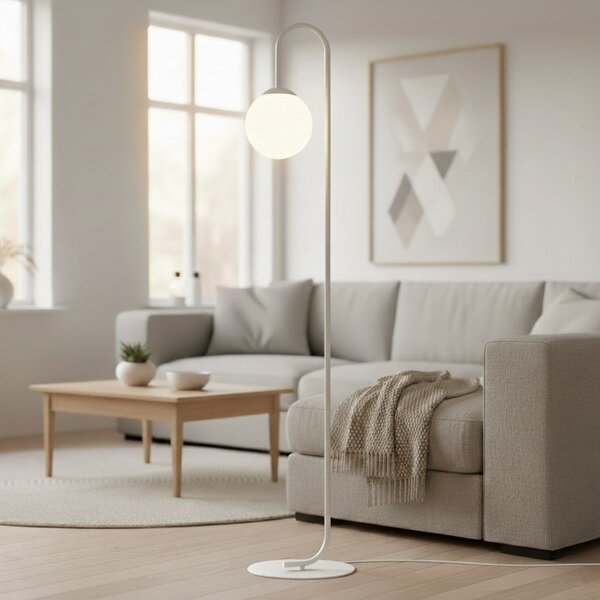 Emibig modern állólámpa flor fehér emi1498/lp1