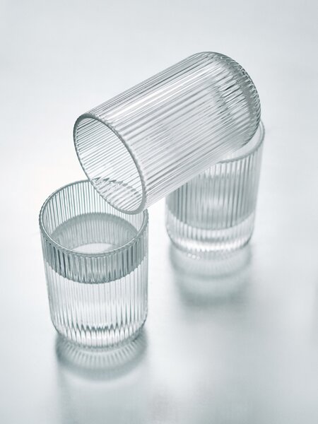 Sinsay - Bordázott poharak 4 db - clear