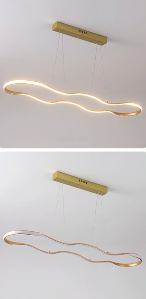 LED MENNYEZETI LÁMPA LHJ027-CP 100 cm Arany