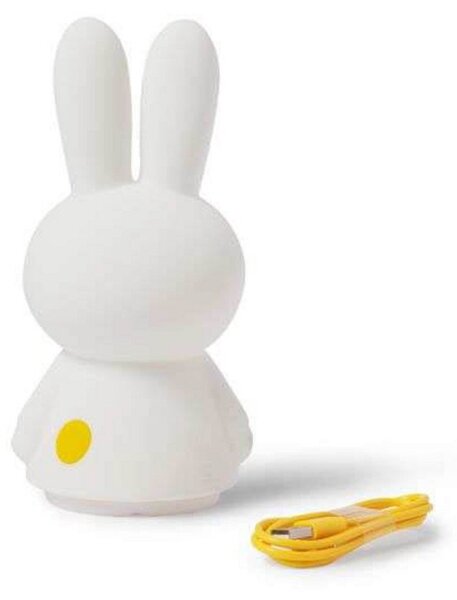 Asztali lámpa Mr Maria, Miffy Shines Light, dimmable, Fehér, Gyermekszoba, Műanyag, Fiatalos életstílus