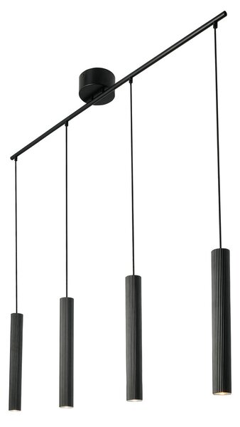 Függőlámpa Nordlux, Vico, dimmable, Fekete, Étkező, Alumínium