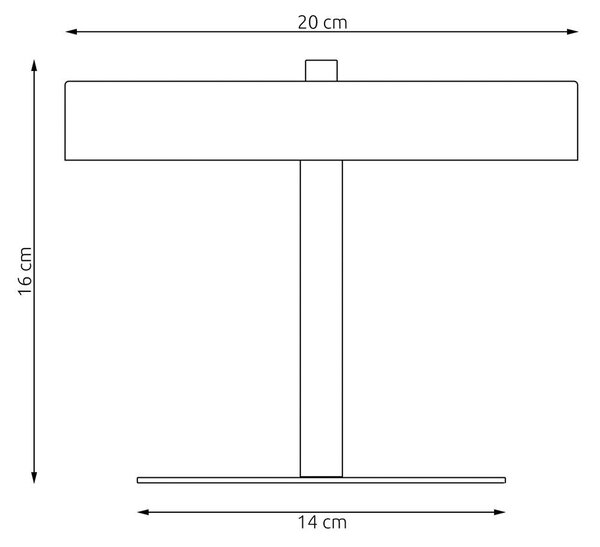 Emibig modern asztali lámpa nemo fehér emi1456/ln2
