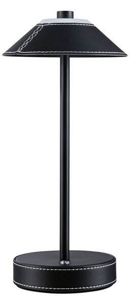 Asztali lámpa Paulmann, dimmable, Fekete, Nappali, Fém, Modern