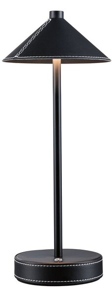 Asztali lámpa Paulmann, Pellini, dimmable, Fekete, Nappali, Fém, Modern