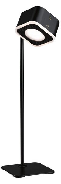 Asztali lámpa Paulmann, Varia, dimmable, Fekete, Nappali, Műanyag, Modern