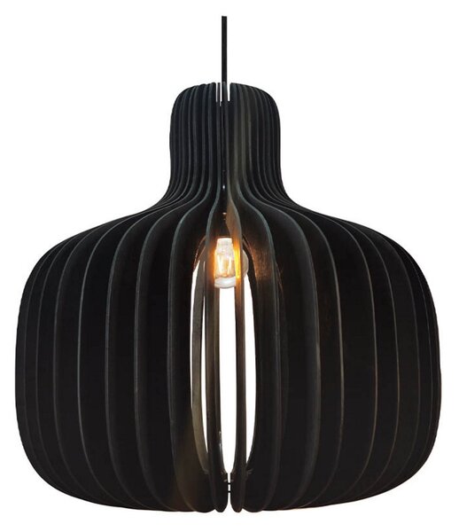Függőlámpa Nordlux, Hazo, dimmable, Fekete, Nappali, Fa, Skandináv