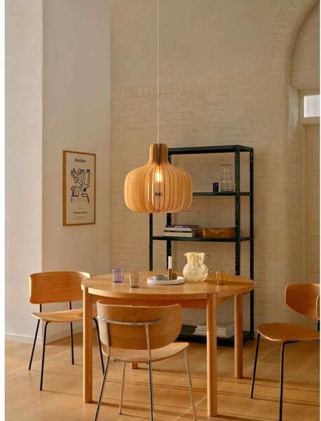 Függőlámpa Nordlux, Hazo, dimmable, Fa, Nappali, Fa, Skandináv
