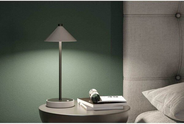 Asztali lámpa Paulmann, dimmable, Fekete, Nappali, Fém, Modern