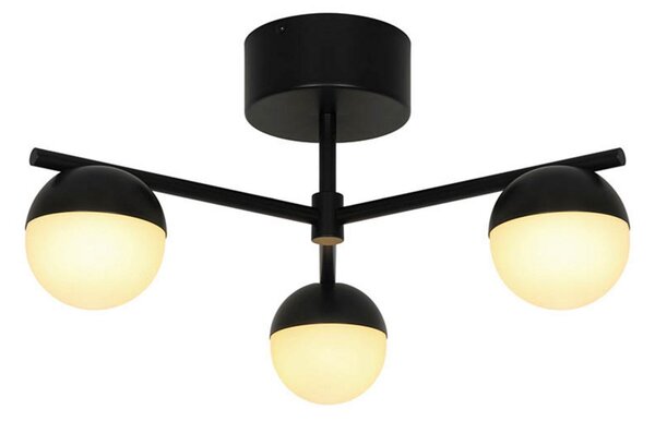 Mennyezeti Lámpa Nordlux, Contina, dimmable, Fekete, Nappali, Fém, Skandináv