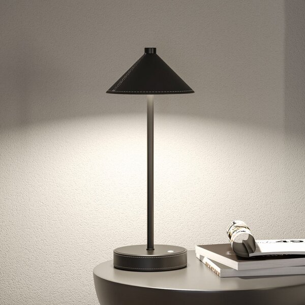 Asztali lámpa Paulmann, Pellini, dimmable, Fekete, Nappali, Fém, Modern