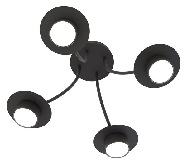Emibig modern mennyezeti lámpa enso fekete emi1445/4