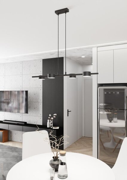 Emibig modern függeszték sora fekete emi1440/4