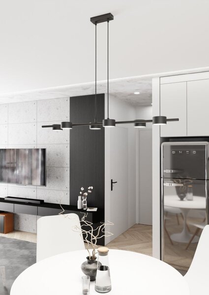 Emibig modern függeszték sora fekete emi1440/6