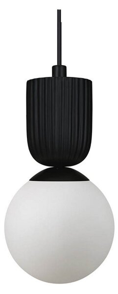 Függőlámpa Nordlux, Sadie, dimmable, Fekete, Nappali, Üveg, Skandináv
