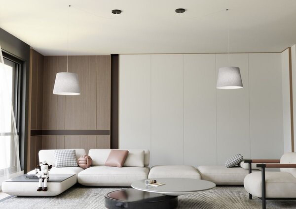 Emibig modern függeszték ascot fekete szürke emi1424/1
