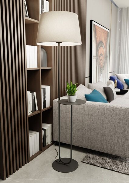 Emibig modern állólámpa hotel bézs fekete emi1421/lp1