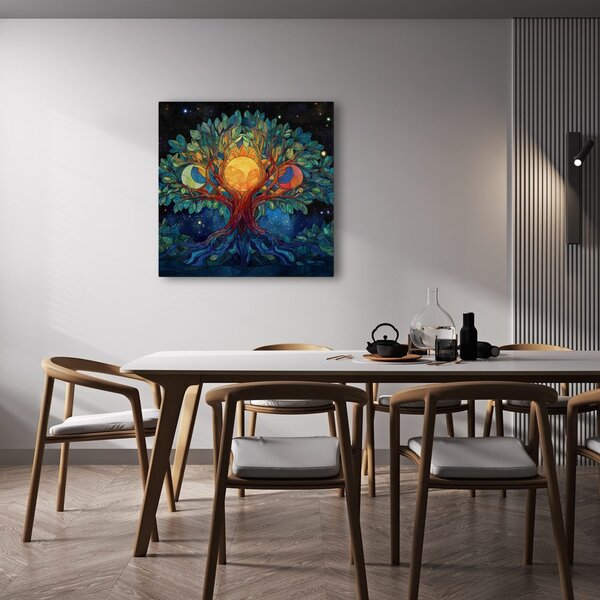 Kép életfa kozmikus energiával