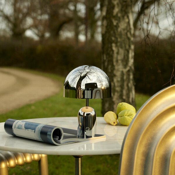 Kültéri Lámpa Tom Dixon, BELL PORTABLE, dimmable, Fémes, Nappali, Műanyag, Dizájn