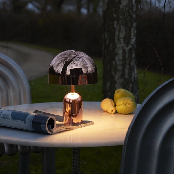 Kültéri Lámpa Tom Dixon, BELL PORTABLE, dimmable, Réz, Nappali, Műanyag, Dizájn