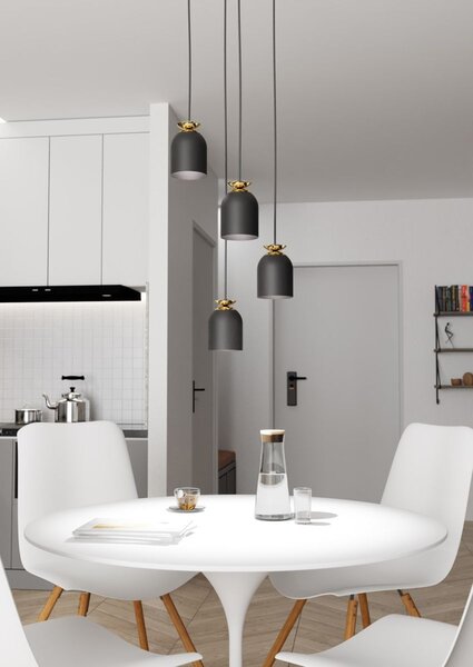 Emibig modern függeszték target fekete emi1400/4prem
