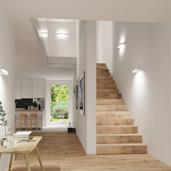 Fali Lámpa Paulmann, Lucille, dimmable, Fehér, Fürdőszoba, Fém, Modern