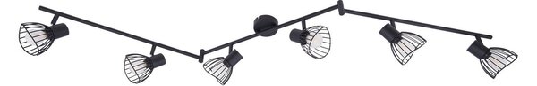 Mennyezeti Lámpa Lindby, Piena, dimmable, Fekete, Étkező, Fém, Modern